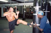 Manu trains Rick Roufus