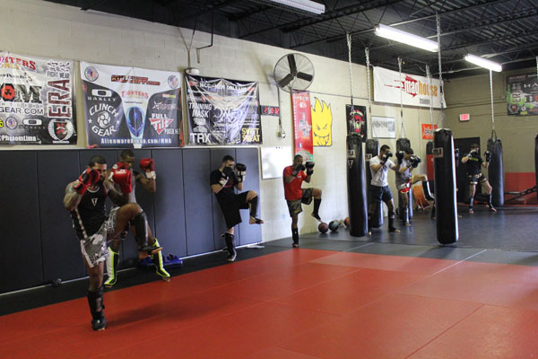 Muay thai class